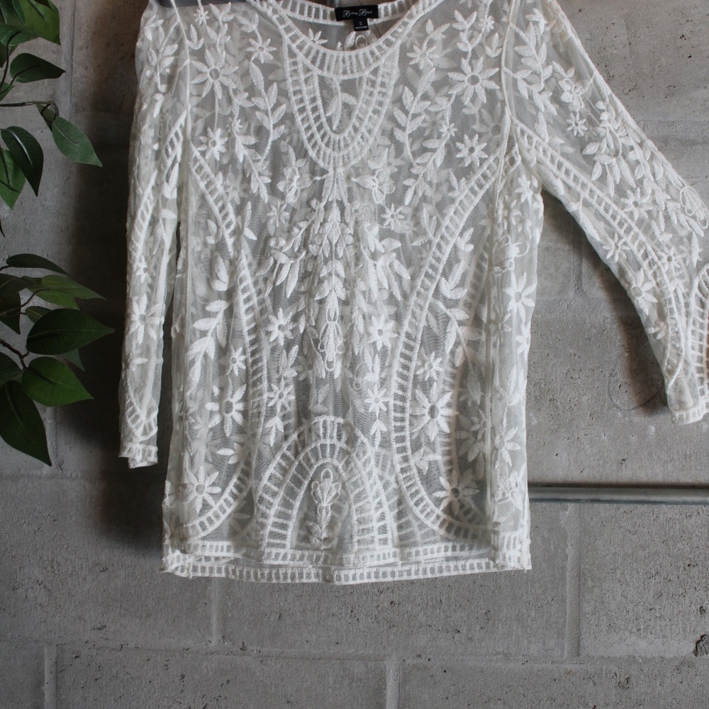 Sheer Lace Top